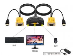 一個(gè)顯示器連接兩個(gè)主機(jī)如何切換，2臺(tái)主機(jī)一臺(tái)