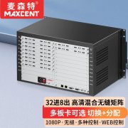 麥森特32進(jìn)8出無(wú)縫矩陣MHP-3208WF